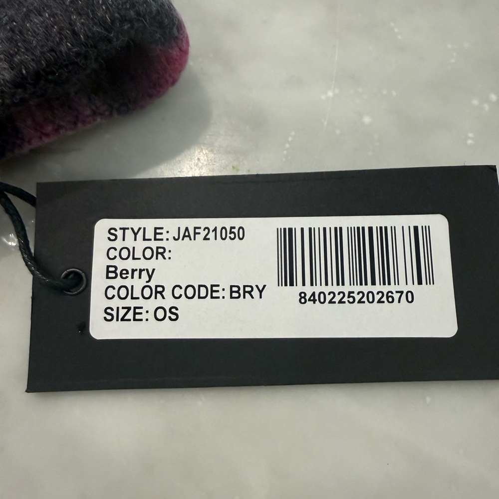 Jocelyn Vibrant Pink and Gray Beanie BNWT - Picture 4 of 4